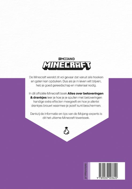 Alles over betoveringen en drankjes / Minecraft achterkant