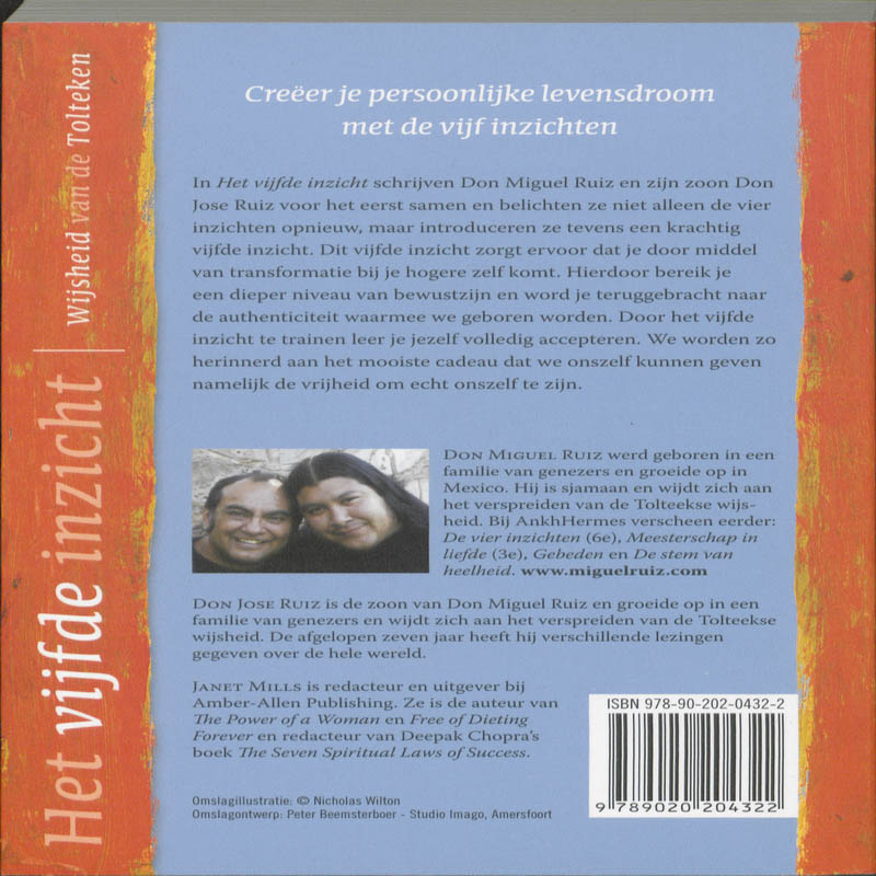 Het vijfde inzicht / Wijsheid van de Tolteken achterkant