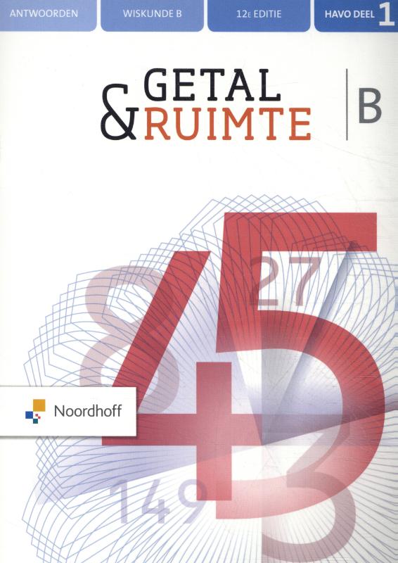 Getal & Ruimte havo B 1 antwoorden