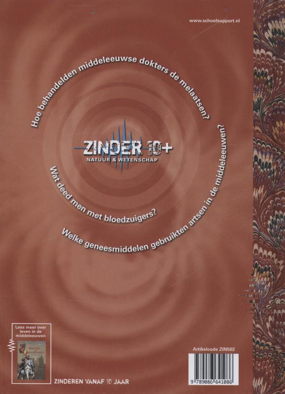 Zinder 10+ Natuur en wetenschap - Dr. Bloedzuiger achterkant