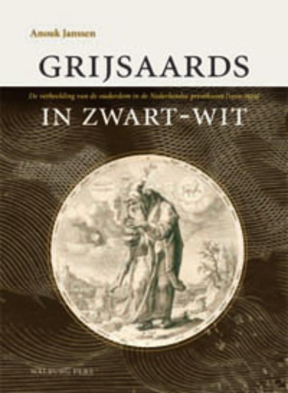 Grijsaards in zwart-wit