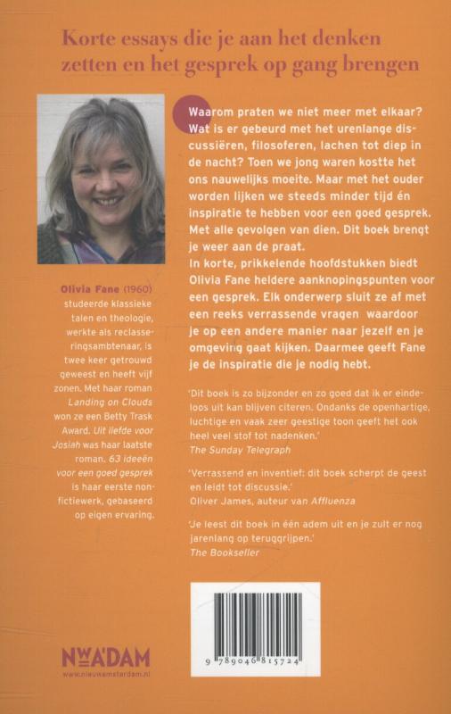 63 Ideeën voor een goed gesprek achterkant