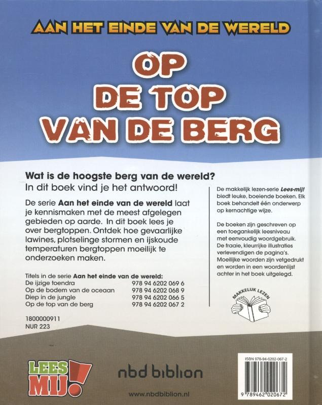 Op de top van de berg / Aan het einde van de wereld achterkant
