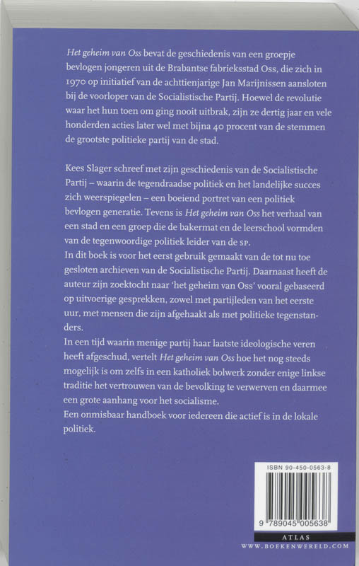 Geheim Van Oss achterkant