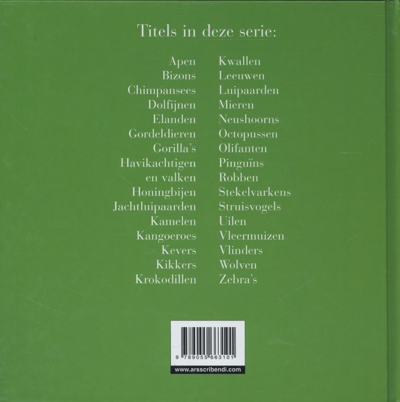 Dierenfamilies - Kwallen achterkant