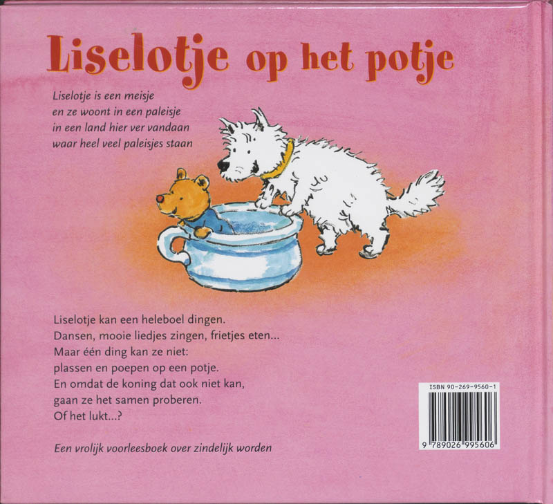 Liselotje op het potje achterkant
