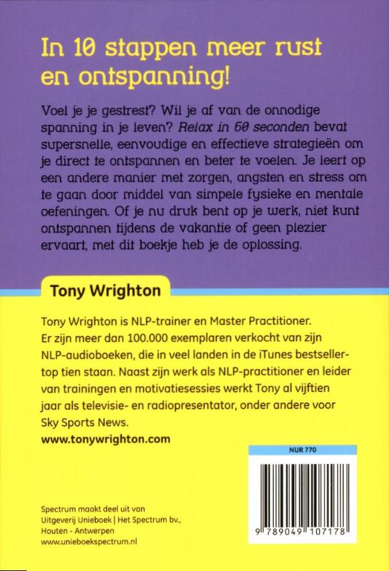 Relax in 60 seconden achterkant