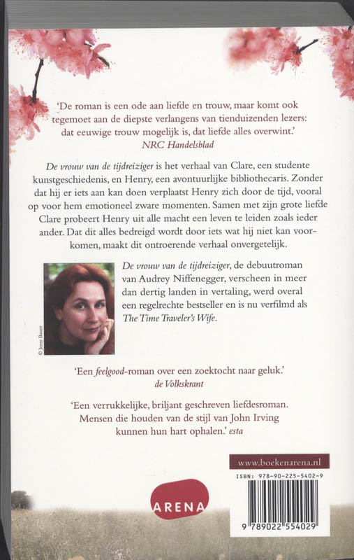 De Vrouw Van De Tijdreiziger achterkant