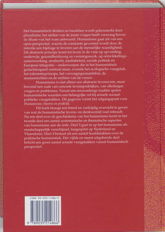 Humanistische bibliotheek - Humanisme achterkant
