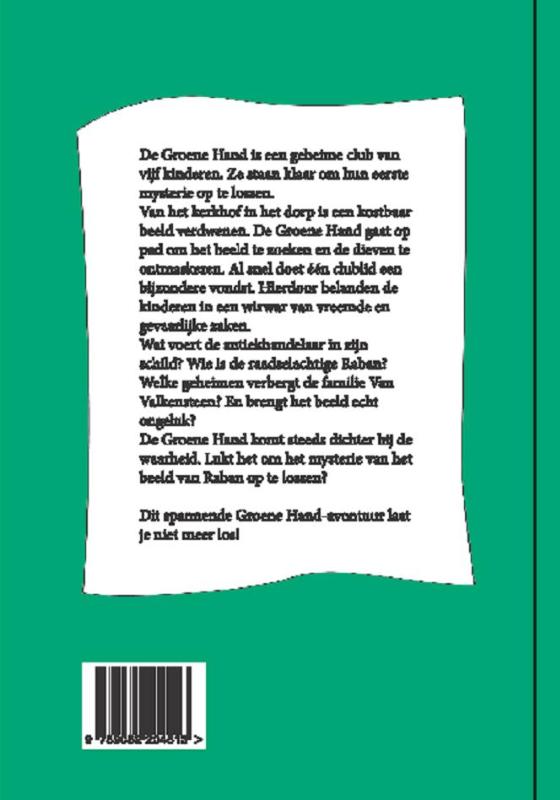 Het beeld van Raban / De groene hand / 2 achterkant