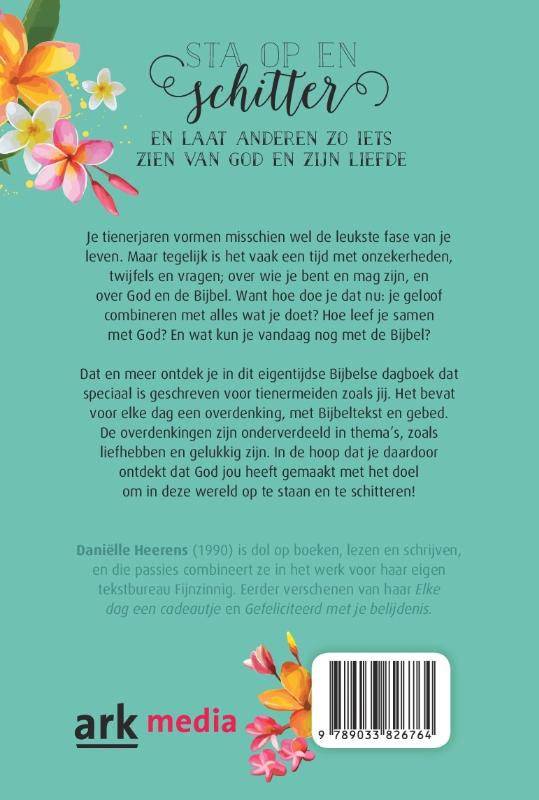 Sta op en schitter achterkant