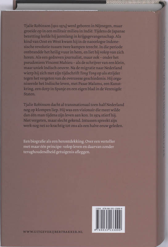 Tjalie Robinson achterkant