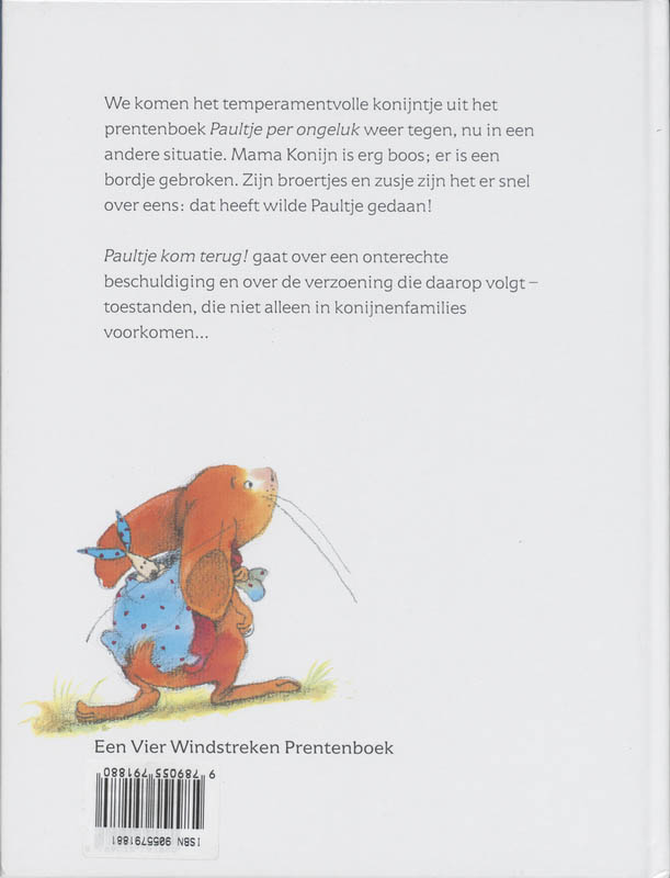 Paultje Kom Terug! achterkant
