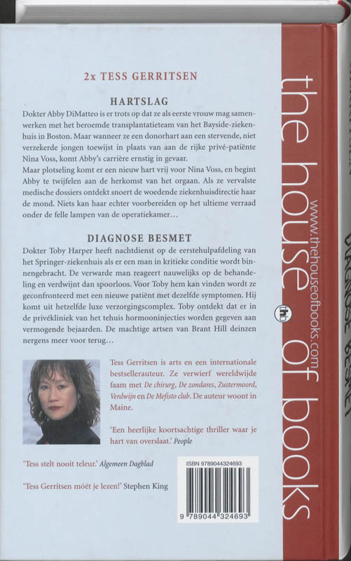 2X Tess Gerritsen achterkant