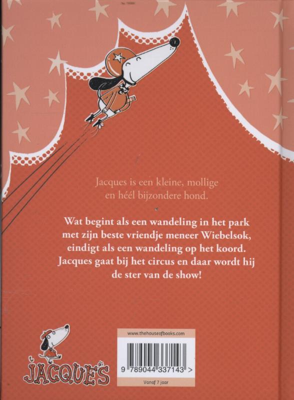 Jacques in het circus achterkant