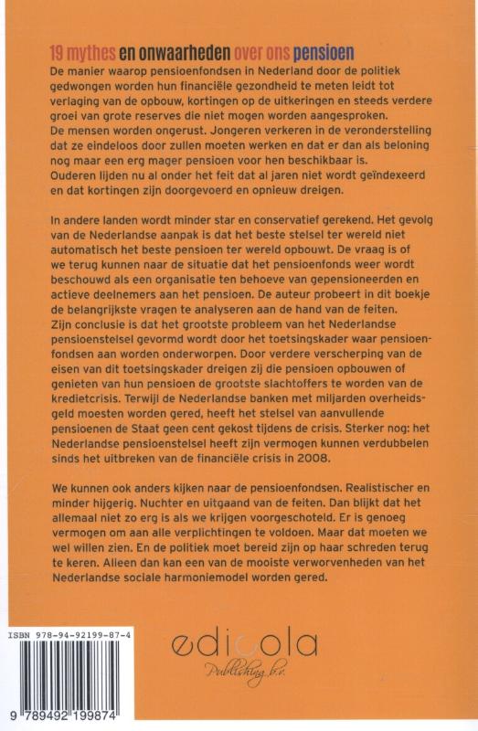 19 mythes en onwaarheden over ons pensioen achterkant