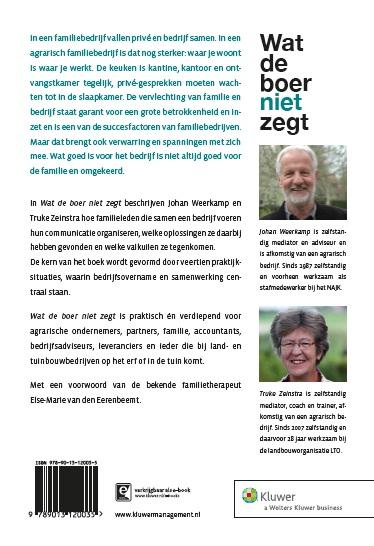 Wat de boer niet zegt achterkant