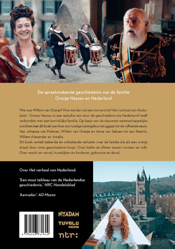 Het verhaal van Nederland - Oranje Nassau / Het verhaal van Nederland achterkant