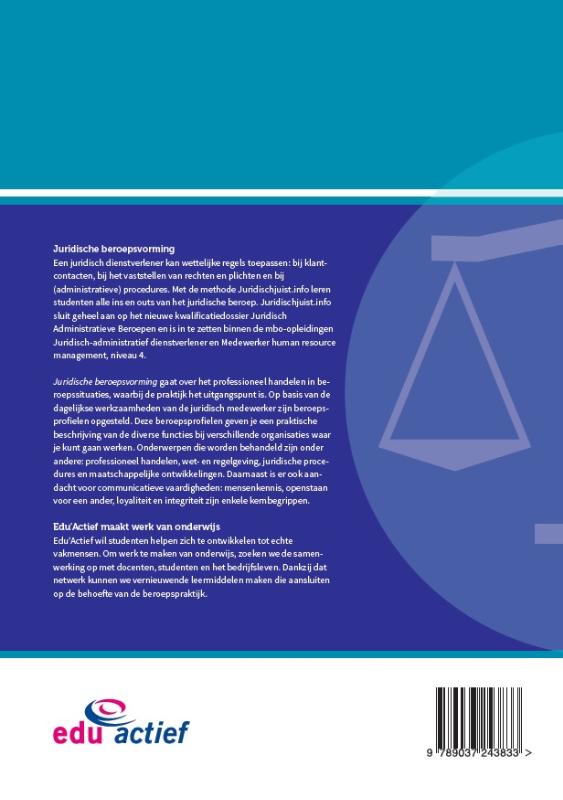 Juridische beroepsvorming 2017 achterkant