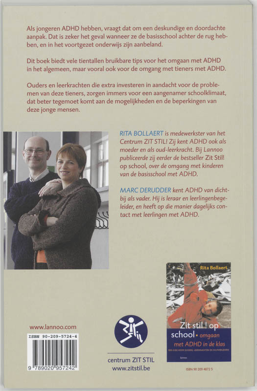 Tieners Zit Stil Op School achterkant