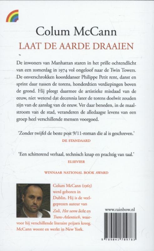 Laat de aarde draaien achterkant