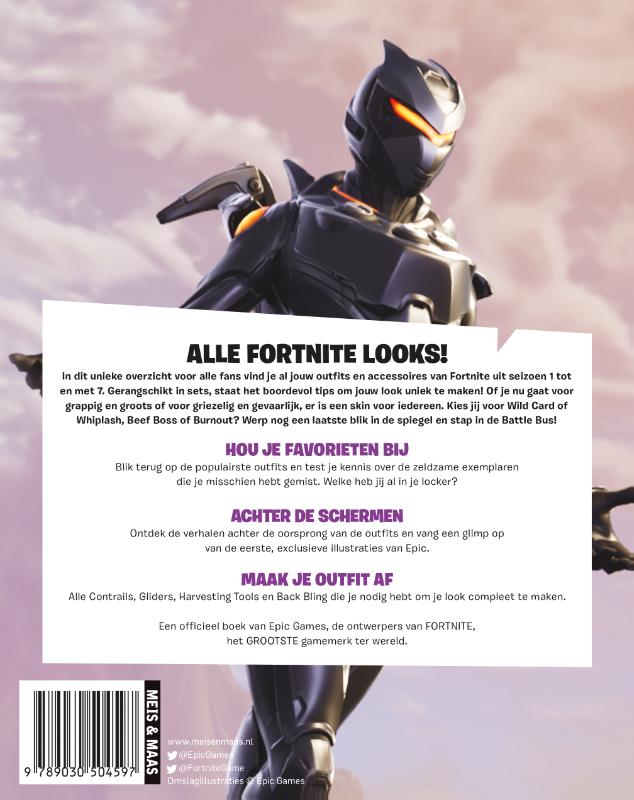 Officiele Fortnite outfits / Fortnite / 1 achterkant