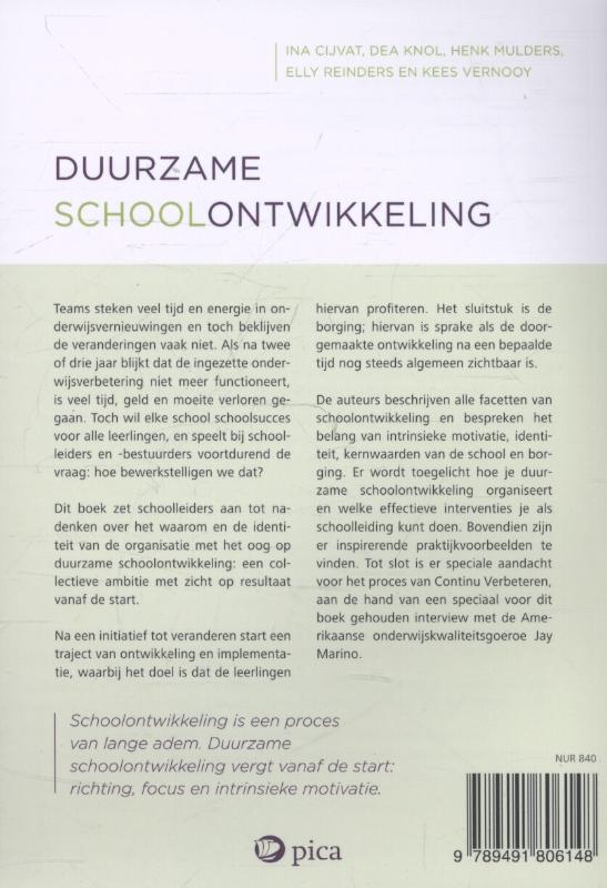 Expertis Onderwijsadviseurs - Duurzame schoolverbetering achterkant