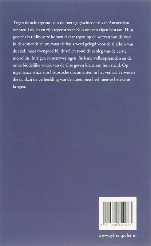 Geboorte van een geest / Lokienreeks achterkant