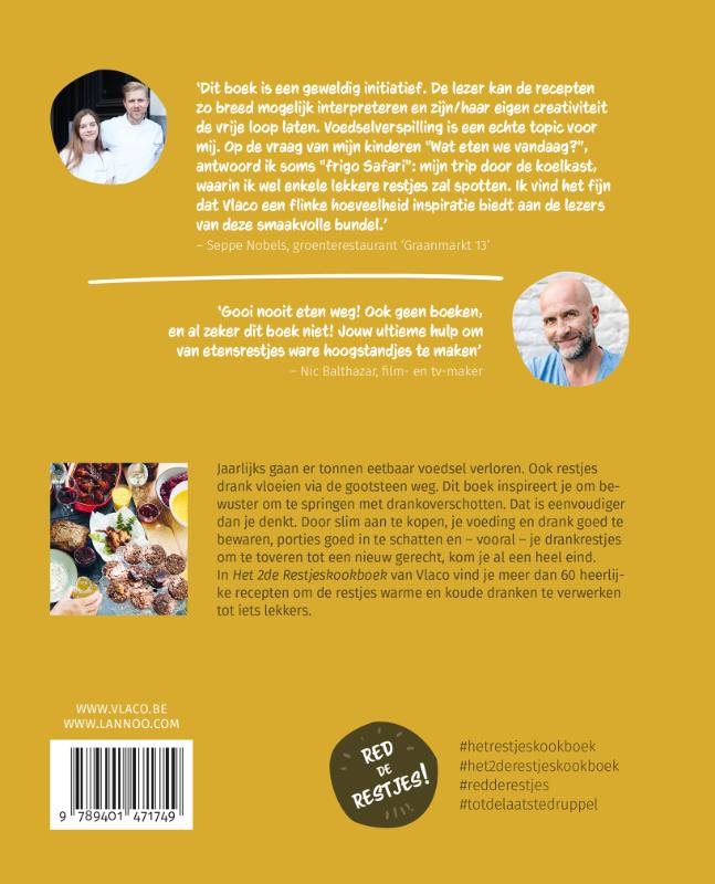 Het 2de Restjeskookboek achterkant