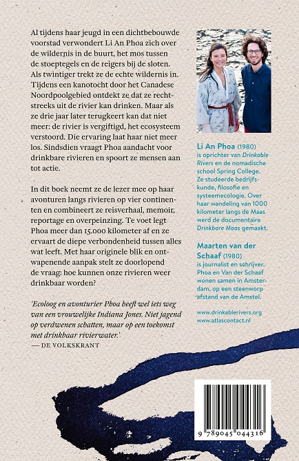 Drinkbare rivieren achterkant