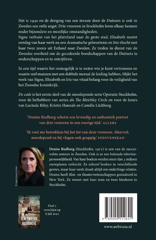 De code / Operatie Stockholm / 1 achterkant