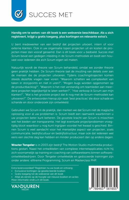 Succes met Scrum achterkant