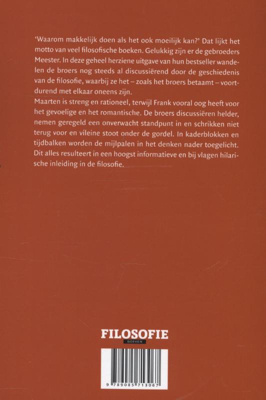 Meesters in de filosofie achterkant