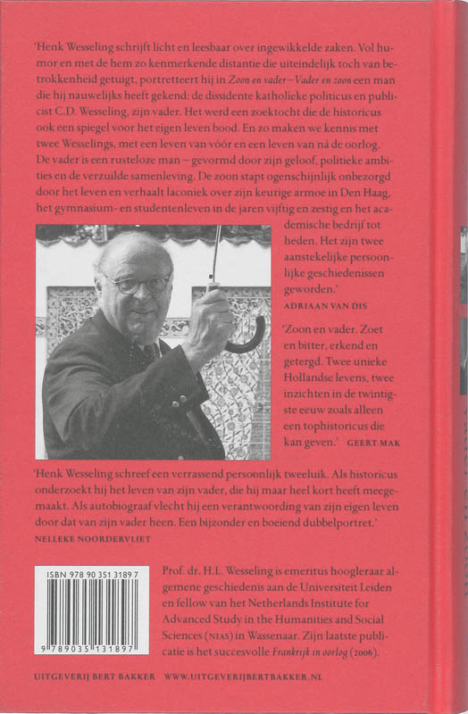 Zoon en vader - Vader en zoon achterkant