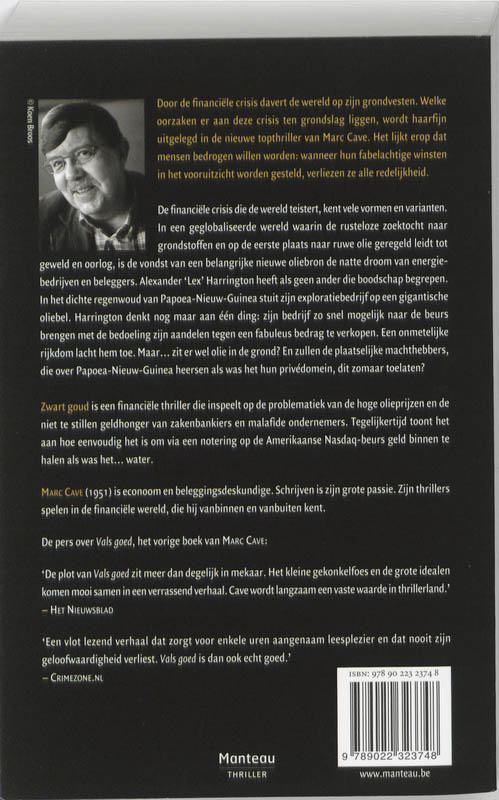 Zwart goud achterkant