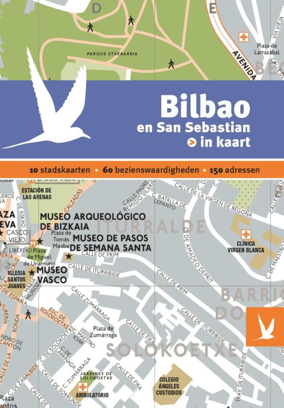 Bilbao en San Sebastian in kaart / Dominicus stad-in-kaart