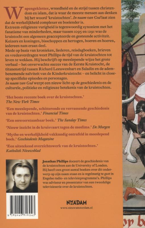 In naam van God. Een nieuwe geschiedenis van de kruistochten achterkant