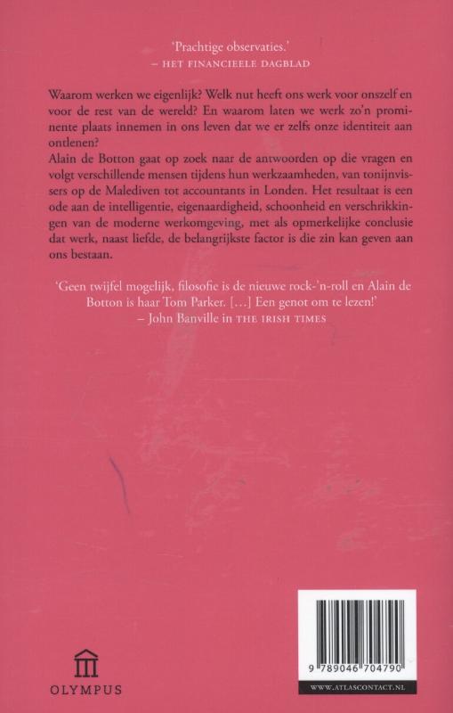 Ode aan de arbeid achterkant