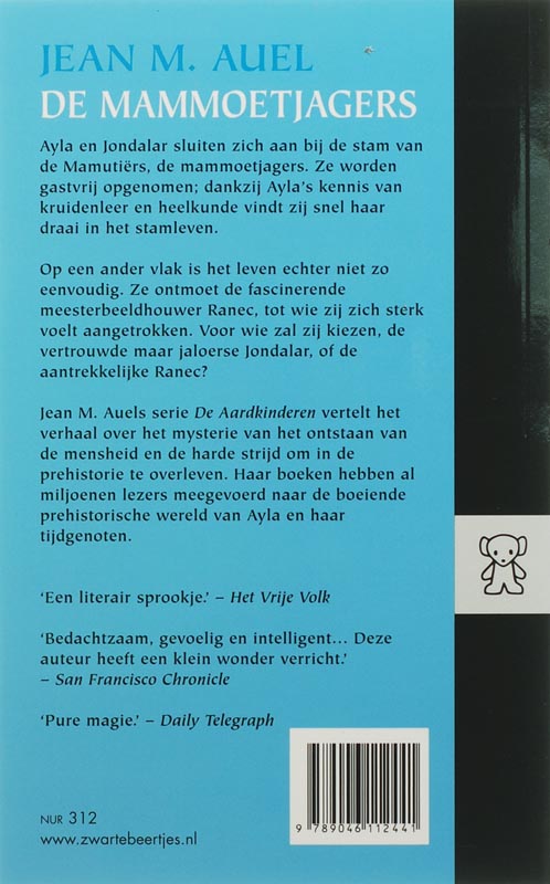 De mammoetjagers / 3 De mammoetjagers / De Aardkinderen / 3 achterkant