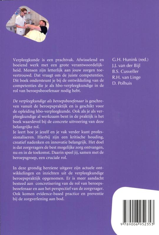 De verpleegkundige als beroepsbeoefenaar achterkant
