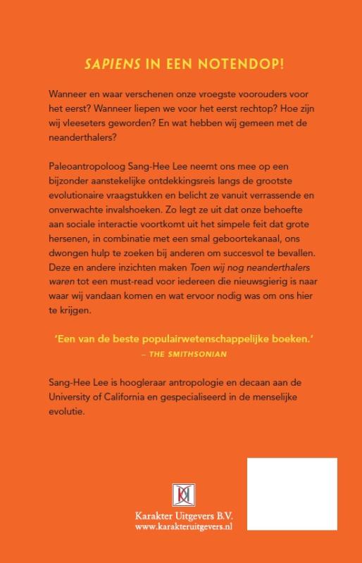 Toen wij nog neanderthaler waren achterkant