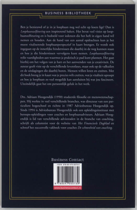 Loopbaanzelfsturing achterkant