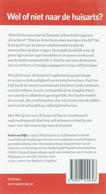 Wel Of Niet Naar De Huisarts? achterkant