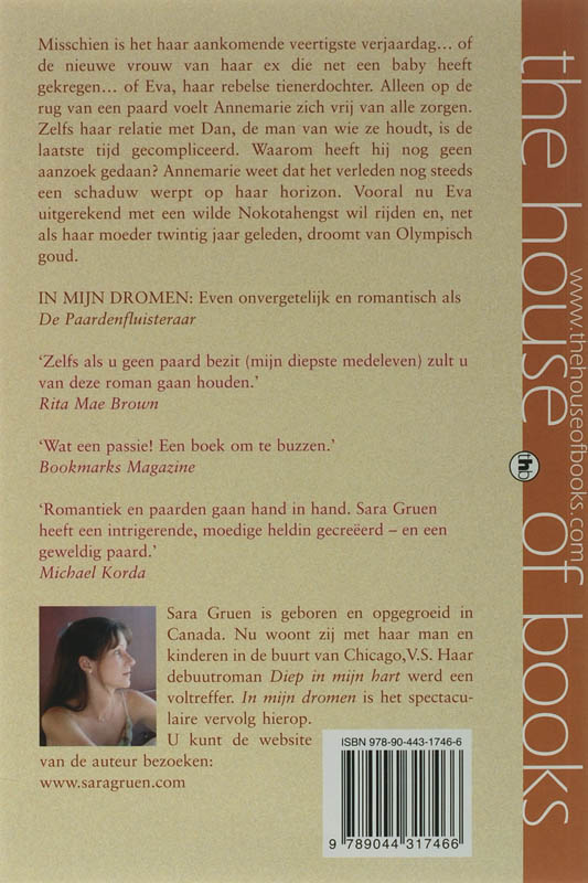 In Mijn Dromen achterkant
