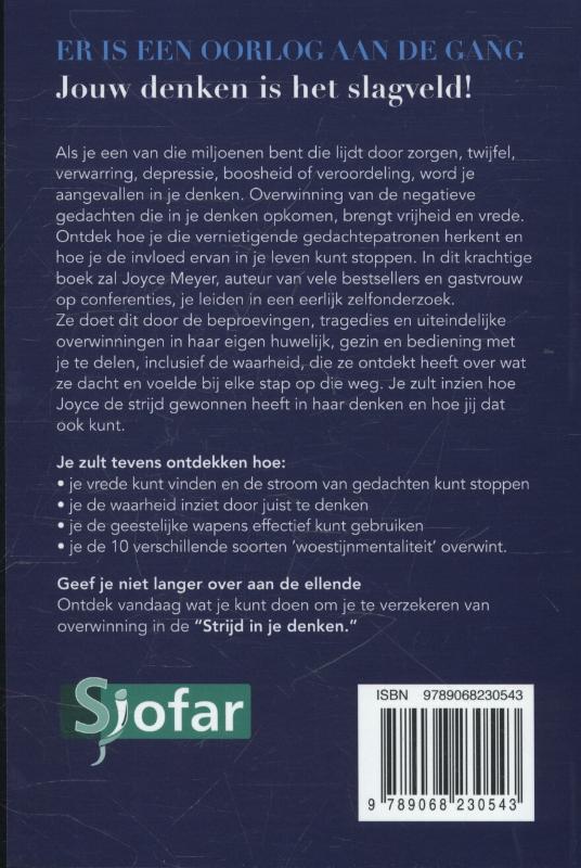 Strijd in je denken achterkant