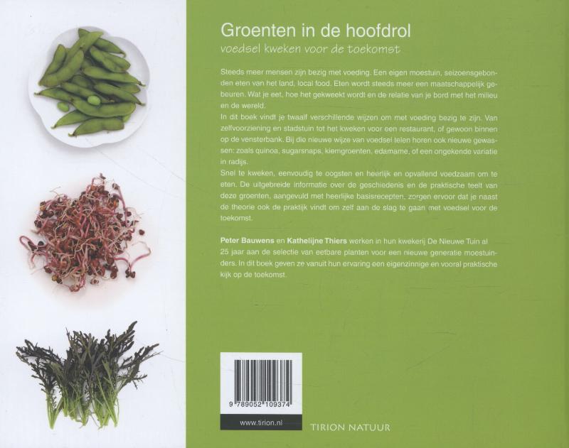 Groenten in de hoofdrol achterkant