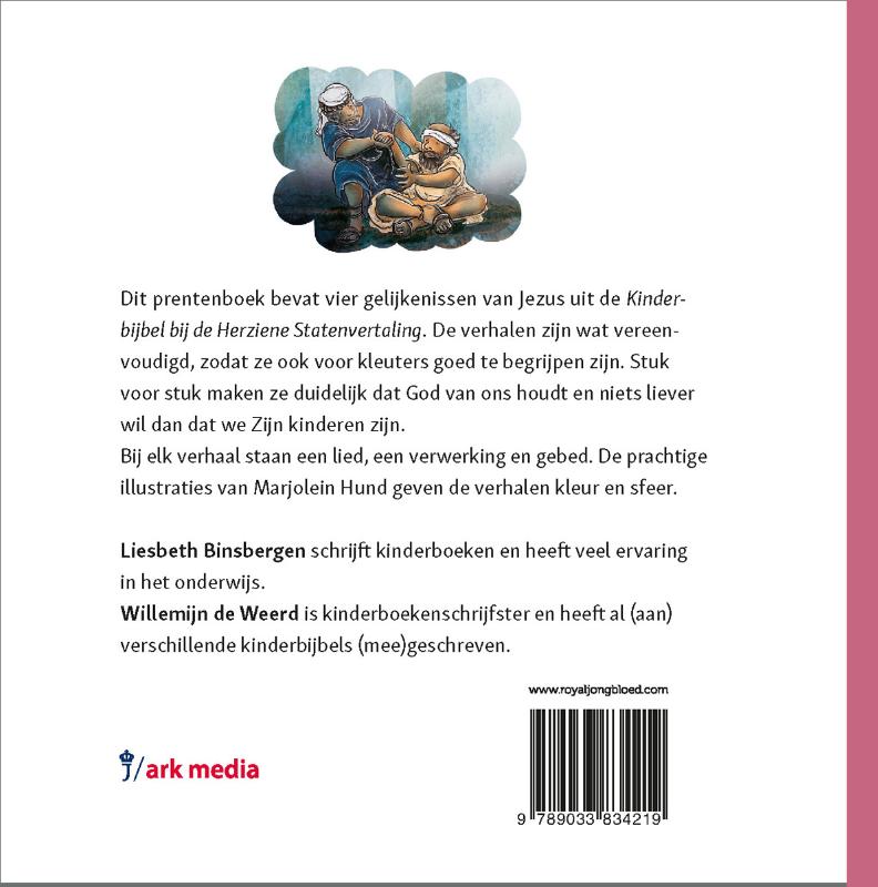 De goede Herder / prentenboekje bij de HSV kinderbijbel achterkant