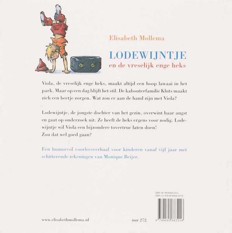 Lodewijntje En De Vreselijk Enge Heks achterkant