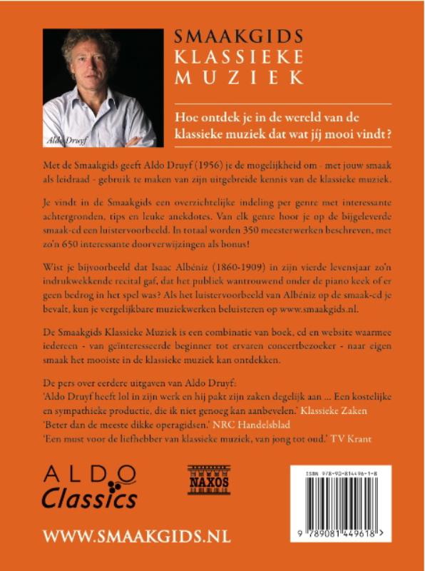 Smaakgids Klassieke Muziek + Cd achterkant