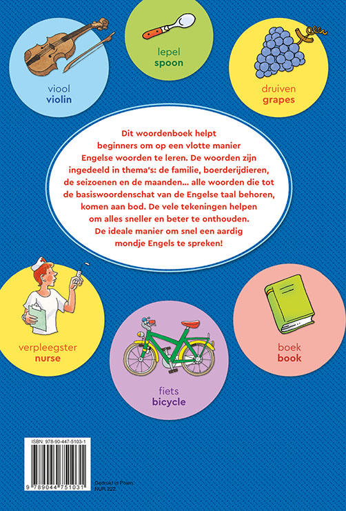 Ik leer Engelse woorden achterkant